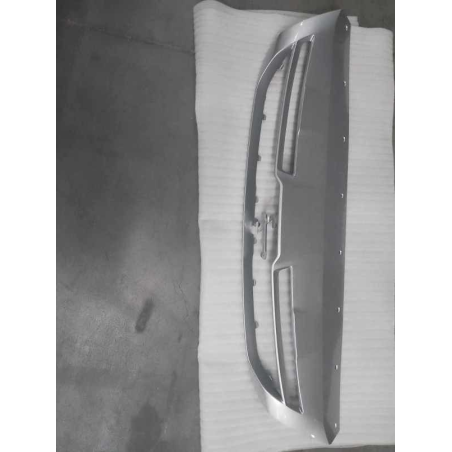 Front bumper lower guard plate - matte silver