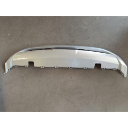 Rear bumper lower guard plate - matte silver