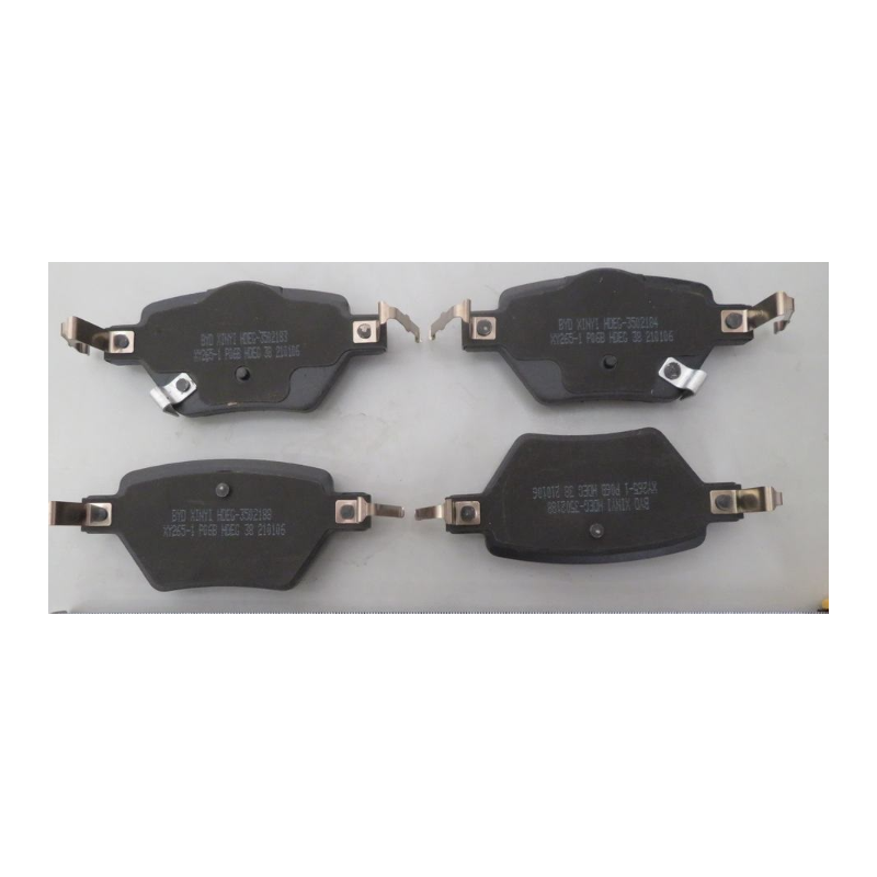 Rear brake pads