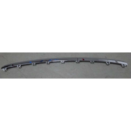 Front grille bright trim