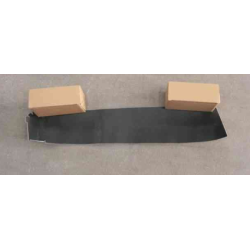 Left front door pillar black film