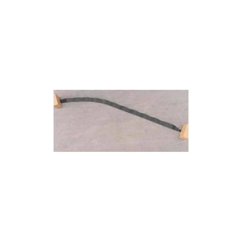Black film on the right rear door upper window frame