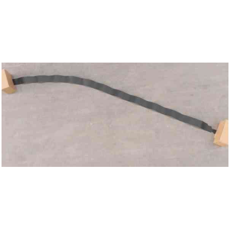 Black film on the right rear door upper window frame