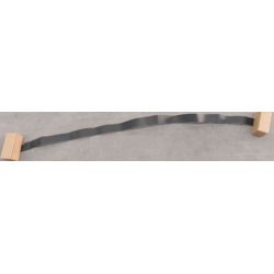 Left rear door upper window frame black film