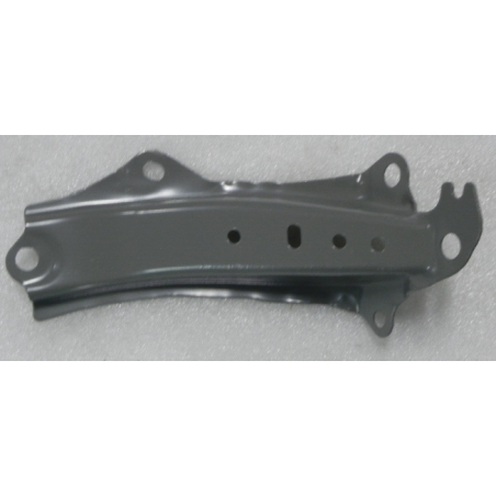 Left connecting plate of front wall middle cross beam
