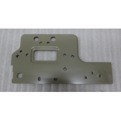 Front anti-collision beam left mounting plate