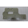 Front anti-collision beam left mounting plate