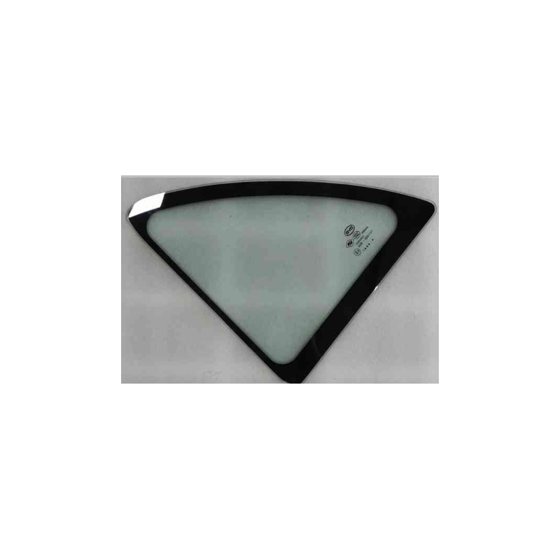 Left rear door corner window glass