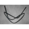 Right rear door glass groove