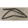 Left rear door glass groove